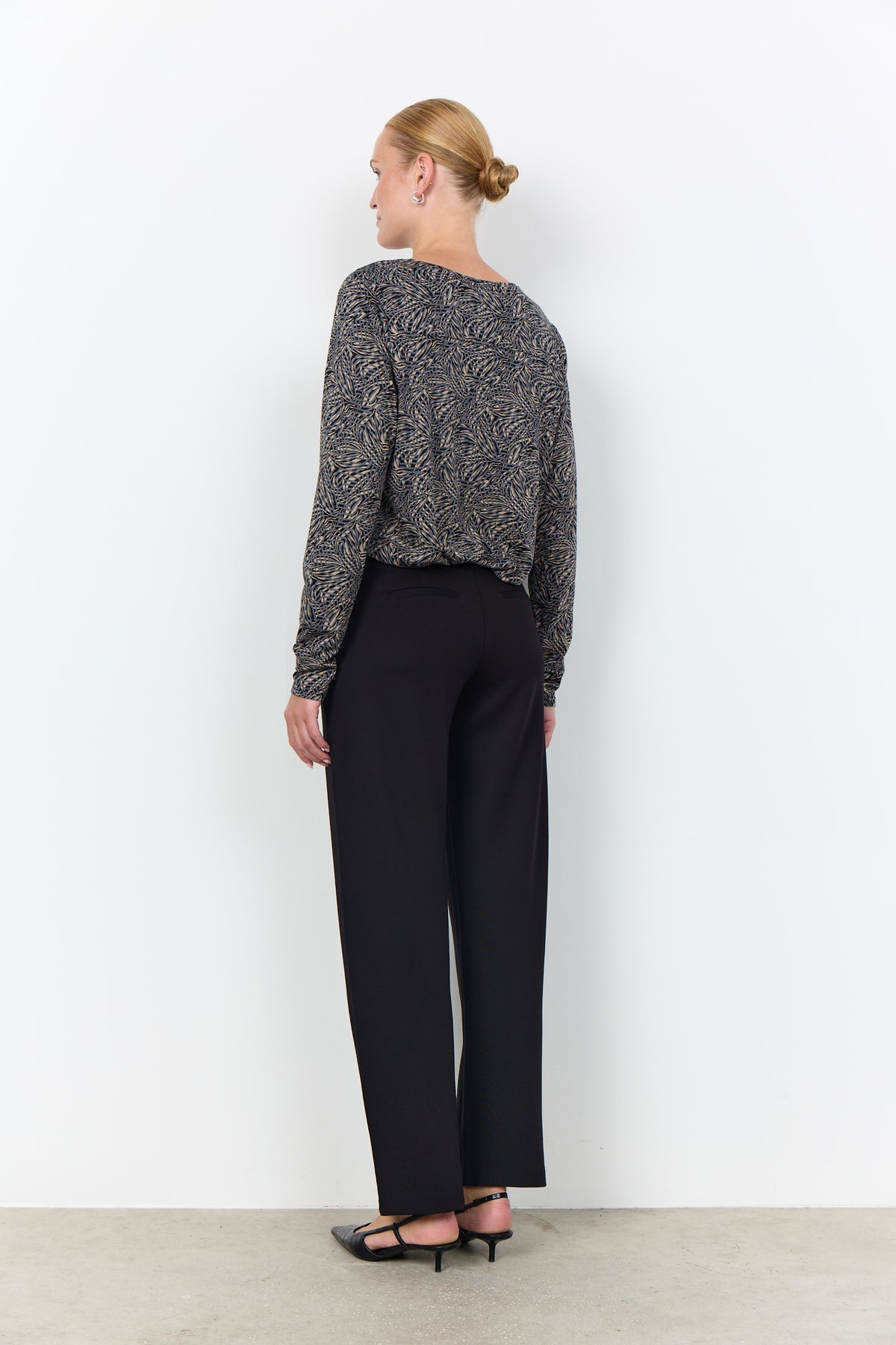 SOYA CONCEPT NANNI Pantalon droit noir