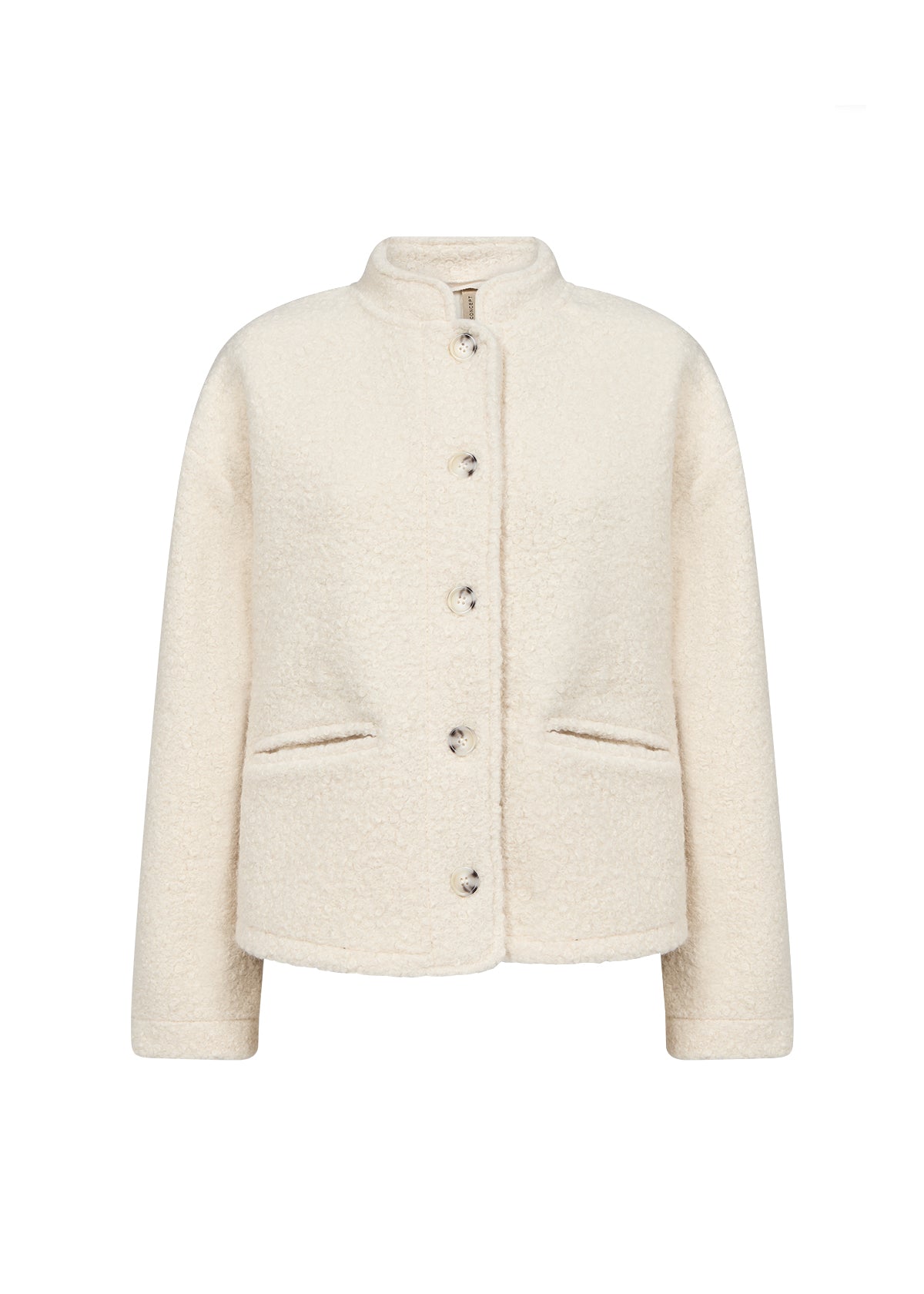 SOYA CONCEPT SHAIMA Cream Teddy Jacket