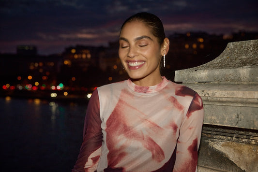 SOYA CONCEPT ALDA Burgundy Mesh Longsleeve