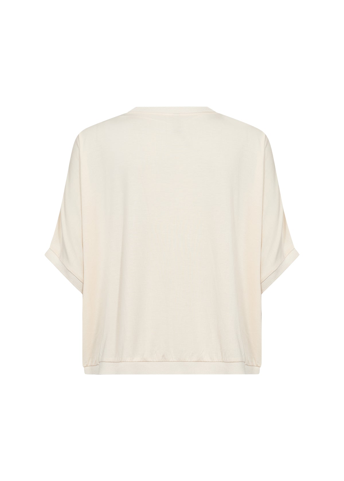 SOYA CONCEPT THILDE Off-White Cream Satin Blouse