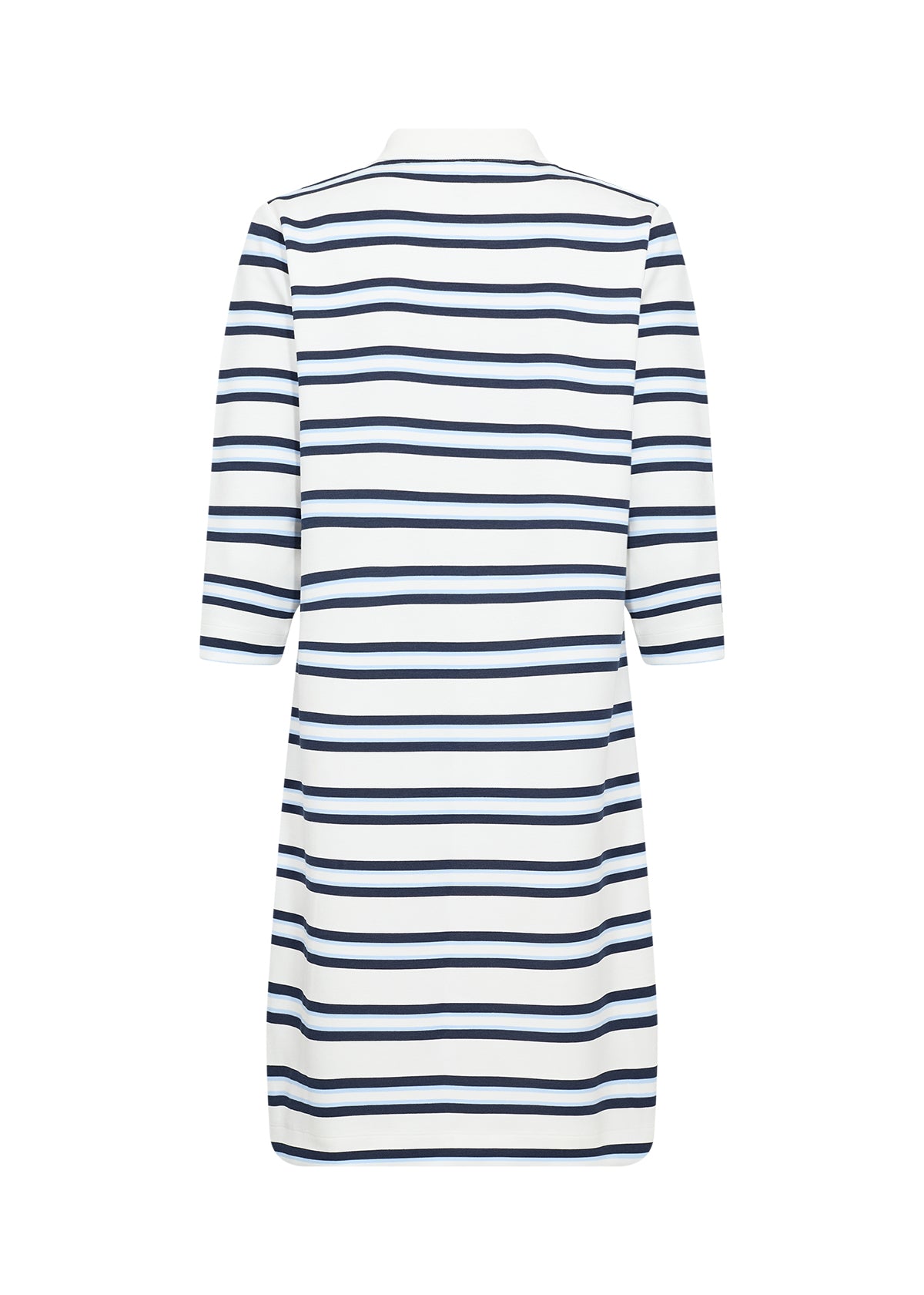 SOYA CONCEPT Brigitte Navy Stripe Polo Dress – Feminine Casual Dress