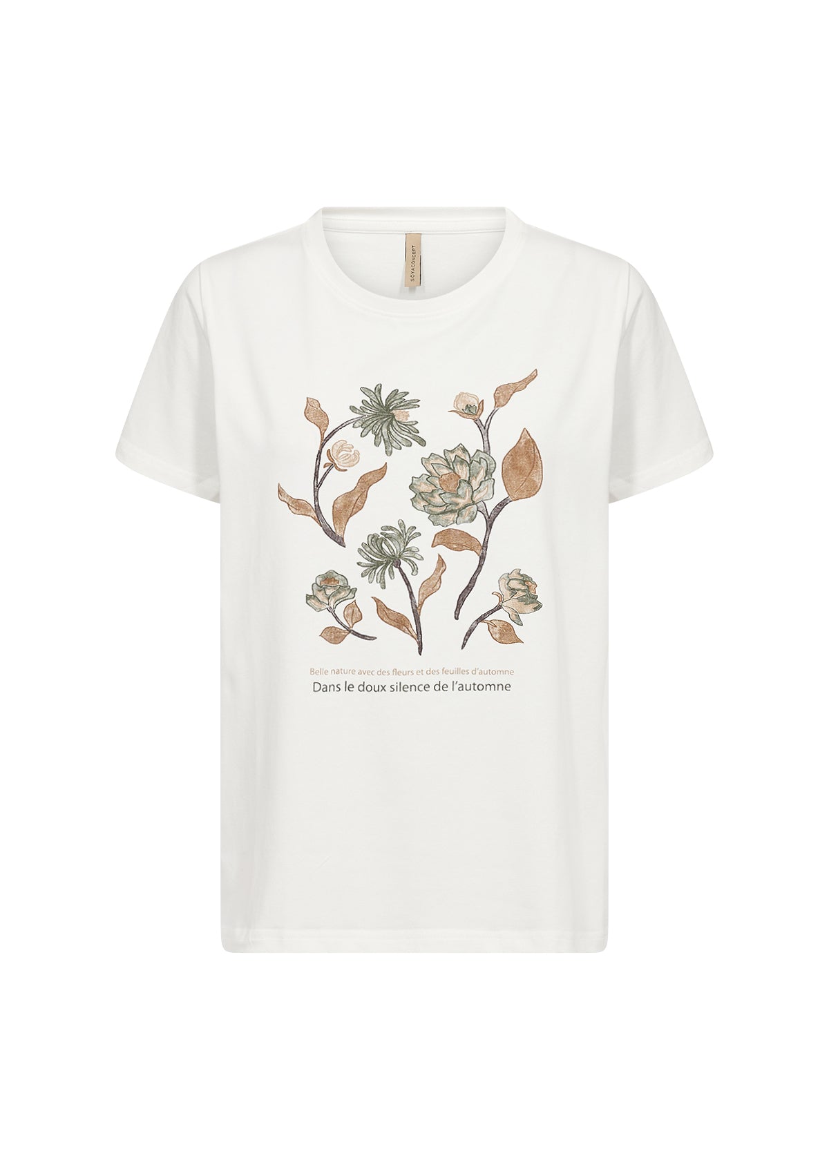 SOYA CONCEPT Rina Art Floral Print Tee