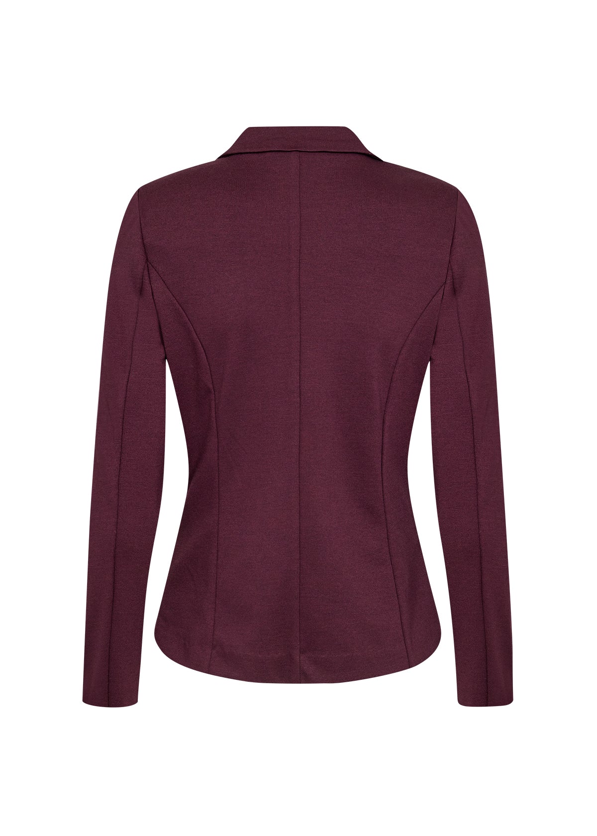 SOYA CONCEPT Daniella Burgundy Wine Fitted Blazer