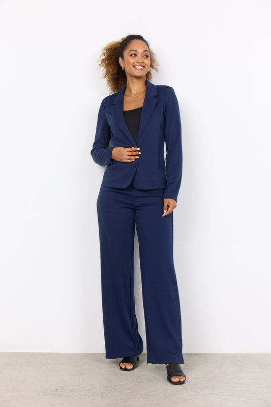 SOYA CONCEPT Daniella Navy Blue Fitted Blazer