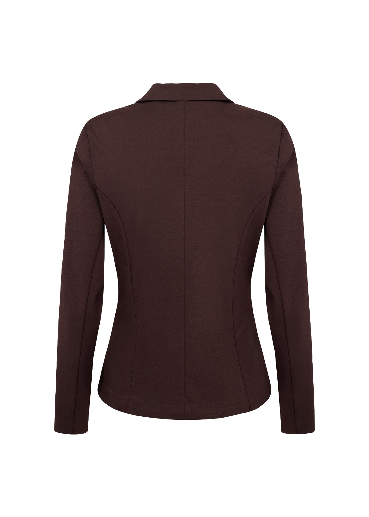 SOYA CONCEPT Daniella Chocolate Plum Brown Fitted Blazer