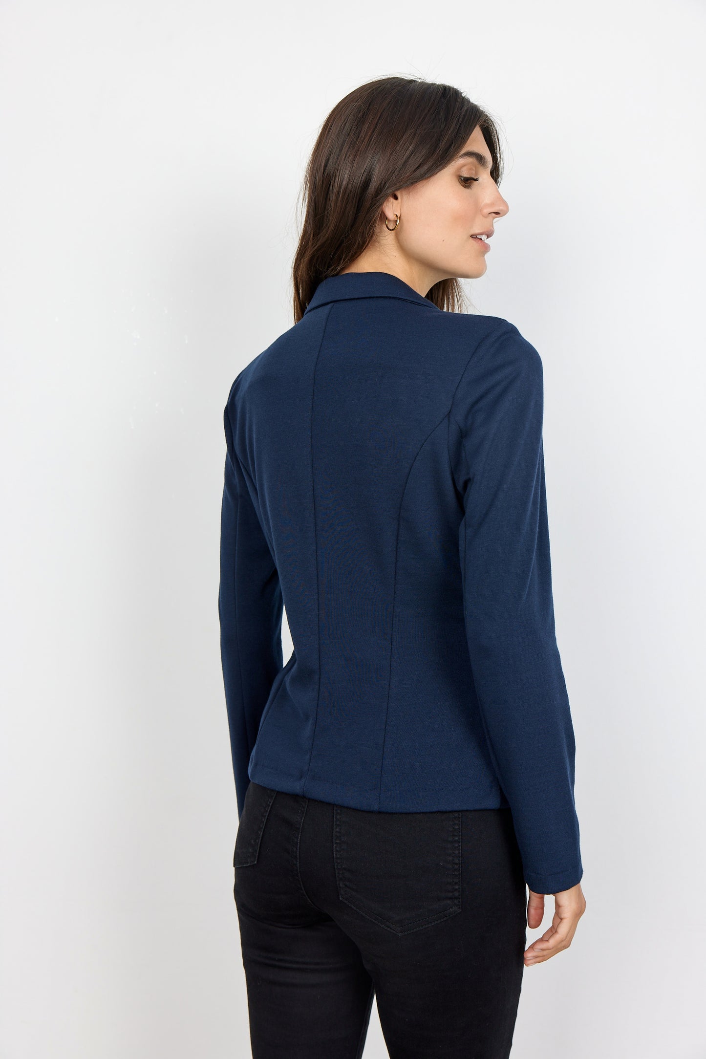 SOYA CONCEPT Daniella Navy Blue Fitted Blazer