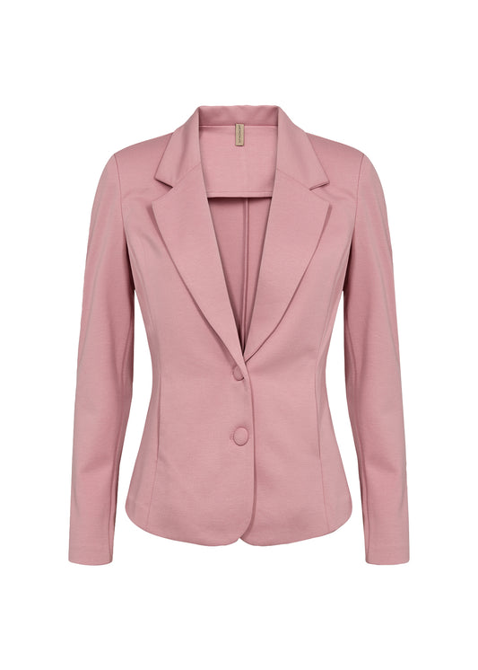 SOYA CONCEPT Daniella Blush Pink Fitted Blazer