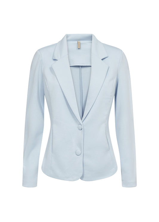 SOYA CONCEPT Daniella Skyway Light Blue Fitted Blazer