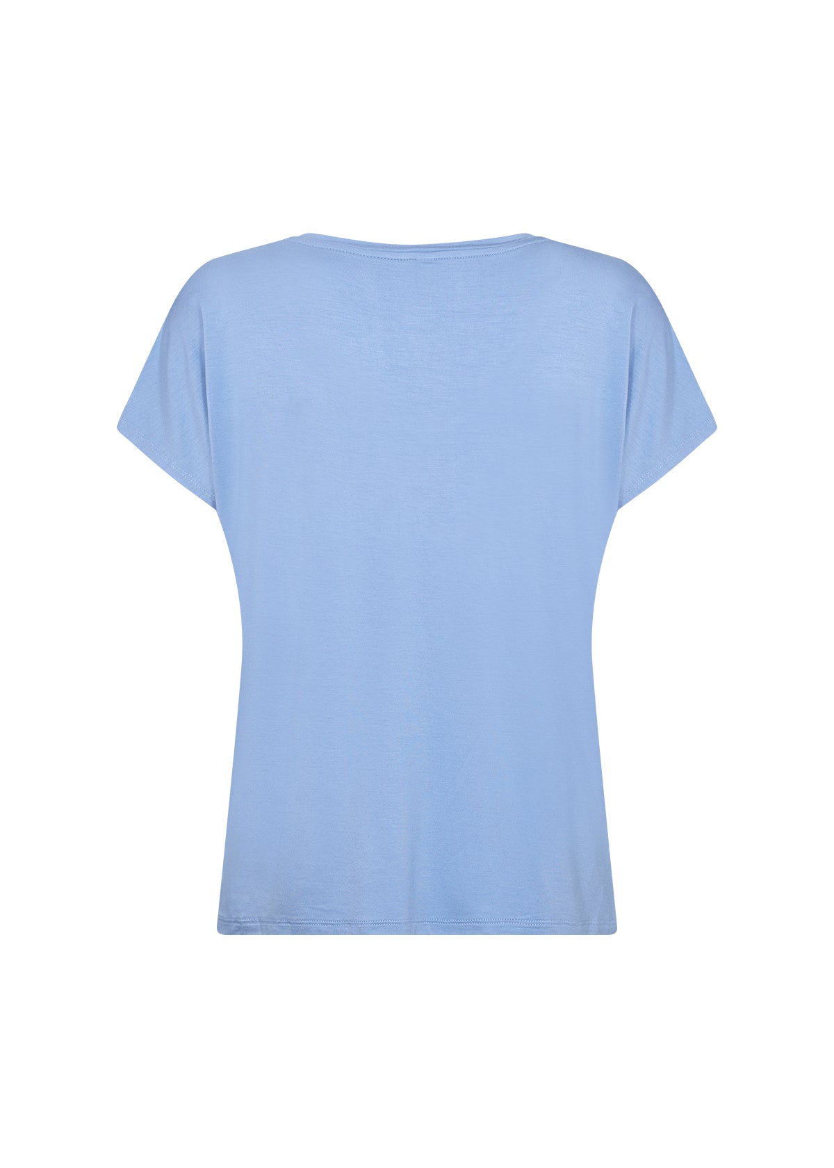 SOYA CONCEPT Marica 32 Sky Blue Vneck T-Shirt