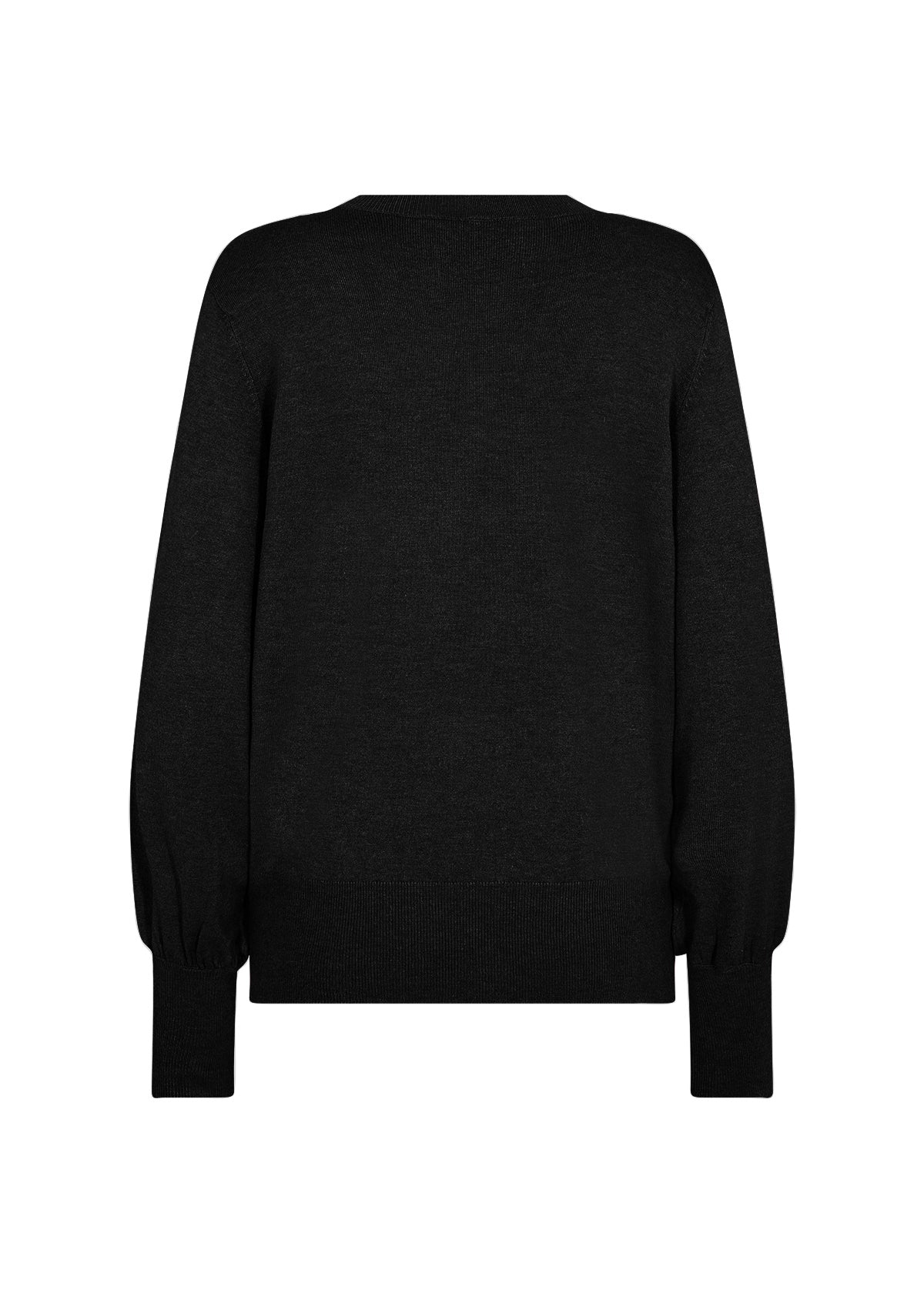 SOYA CONCEPT DOLLIE 738 Black V Neck Knit