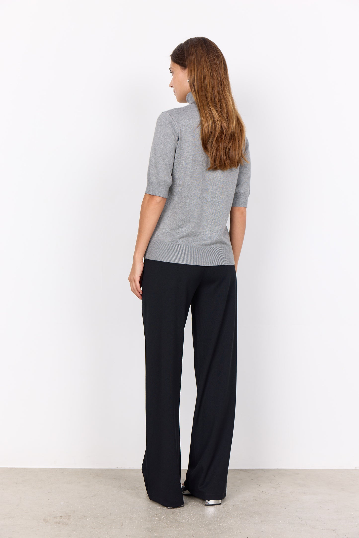 SOYA CONCEPT Dollie 740 Grey Short Sleeve Knit