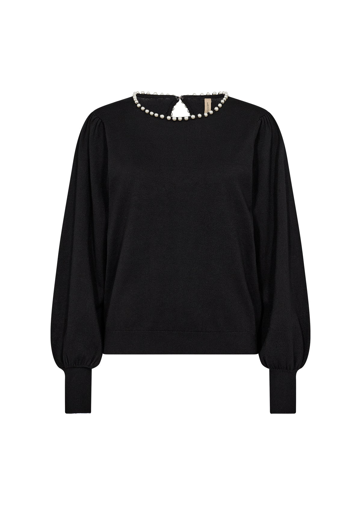 SOYA CONCEPT DOLLIE 773 Elegant Black Pearl Pullover Knit