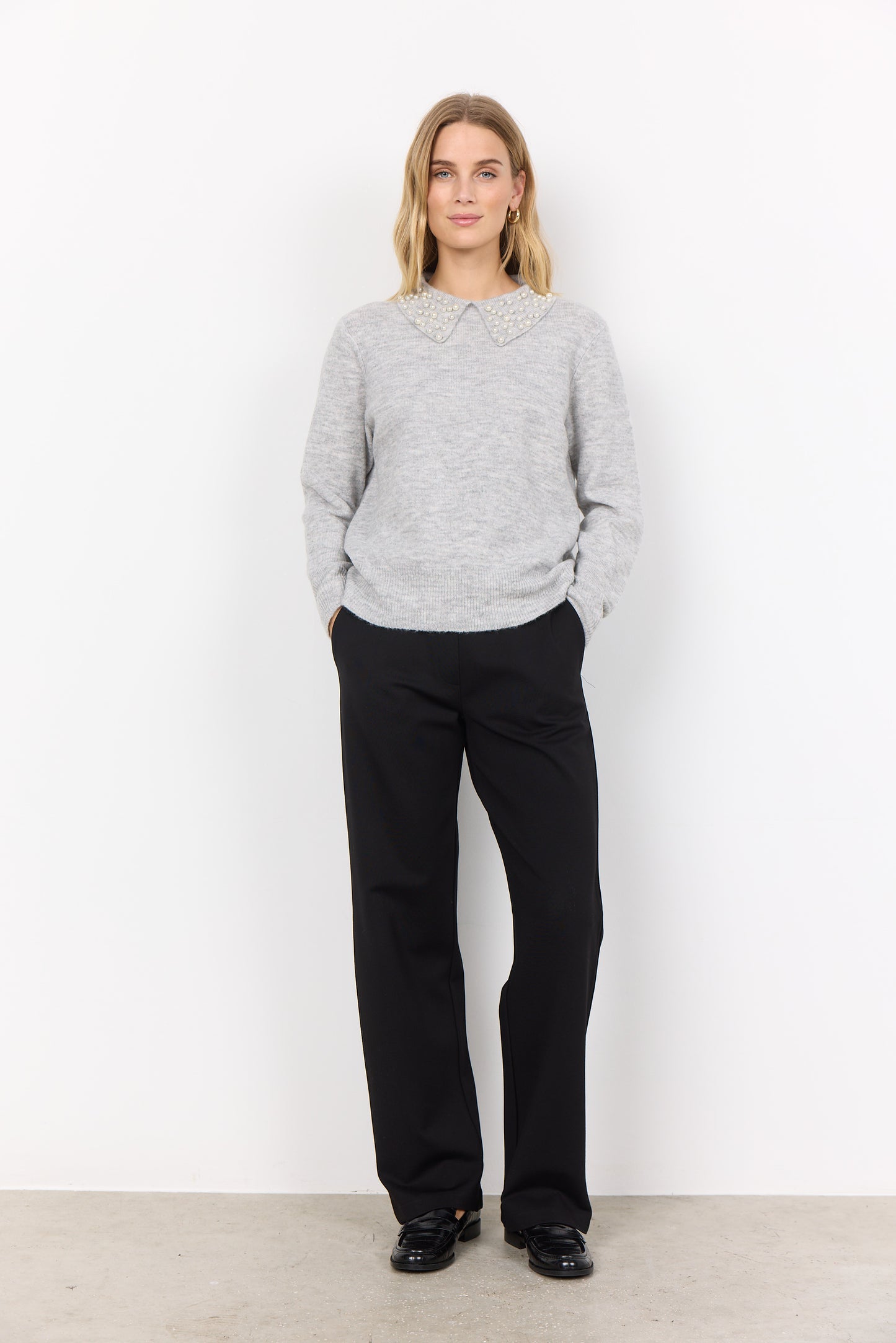 SOYA CONCEPT Nessie 61 Light Grey Pearl Knit