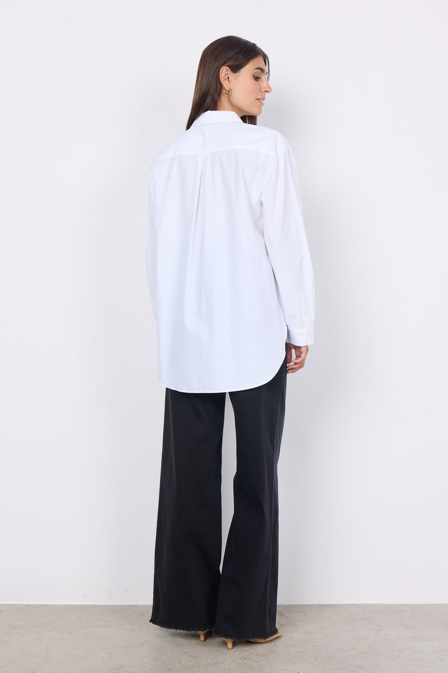 SOYA CONCEPT NETTI 52 Crisp White Button Down Blouse