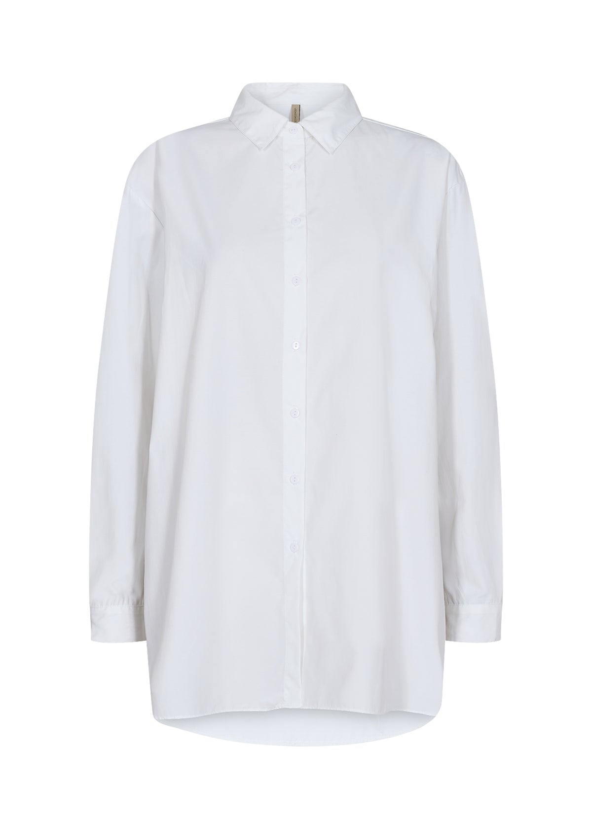 SOYA CONCEPT NETTI 52 Crisp White Button Down Blouse