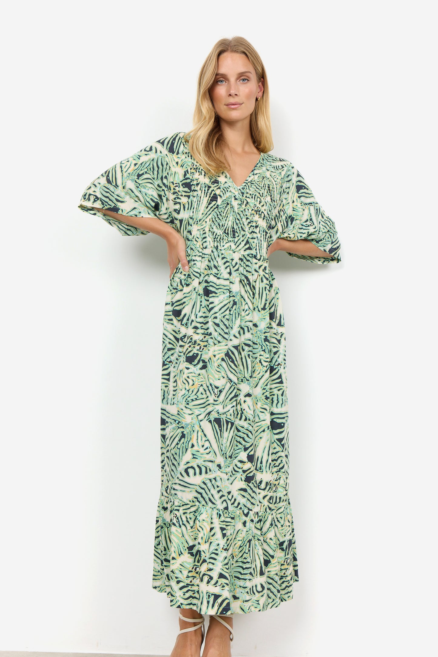 SOYA CONCEPT Ena Aqua Print Dress