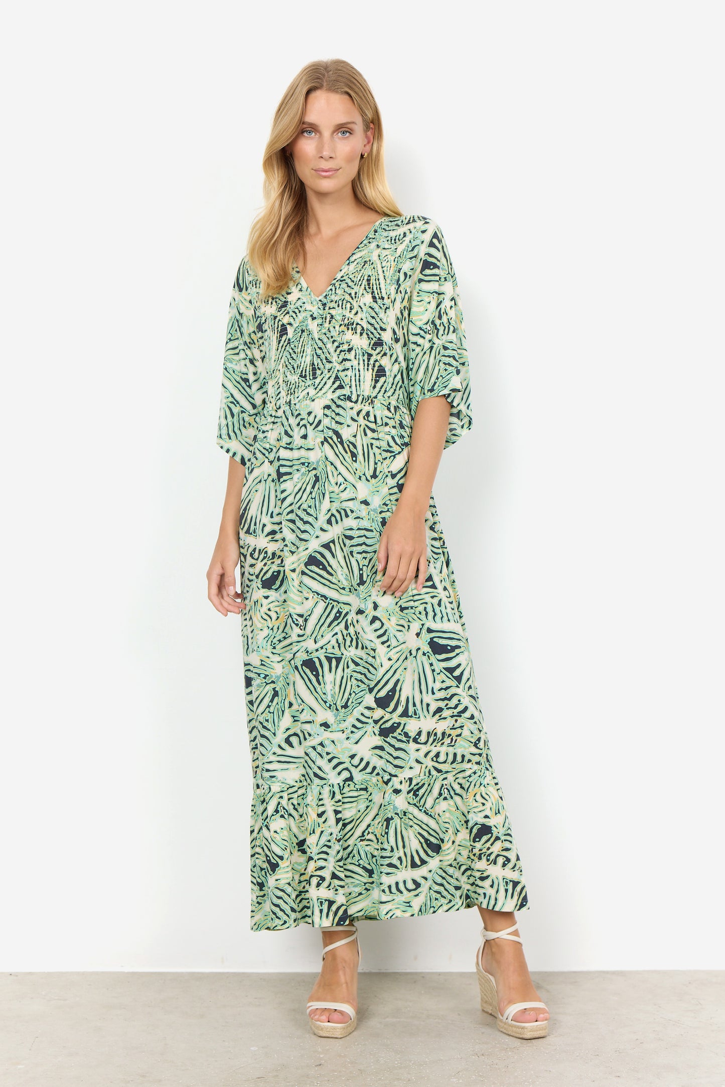 SOYA CONCEPT Ena Aqua Print Dress