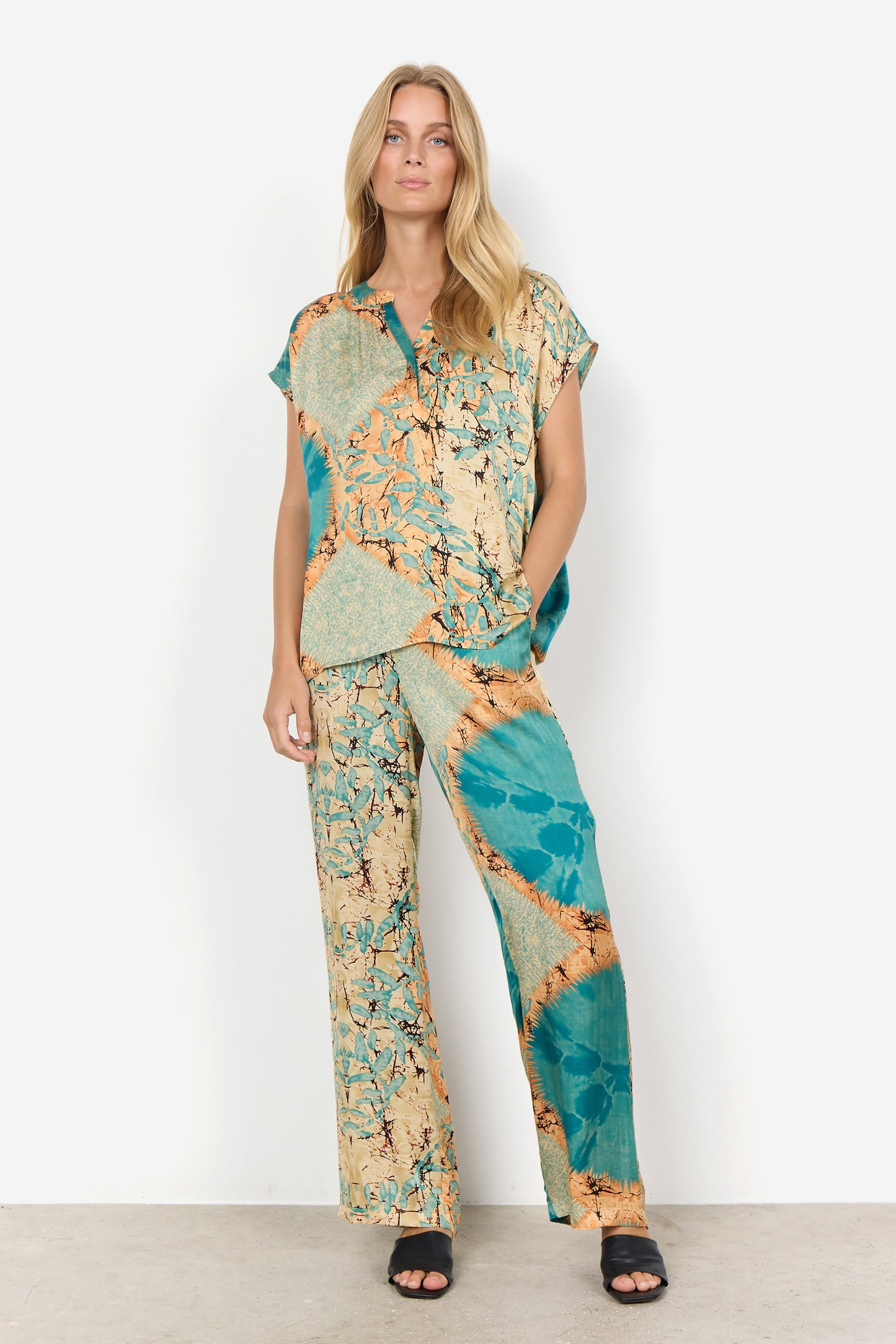 SOYA CONCEPT Emly 1 Satin Print Blouse