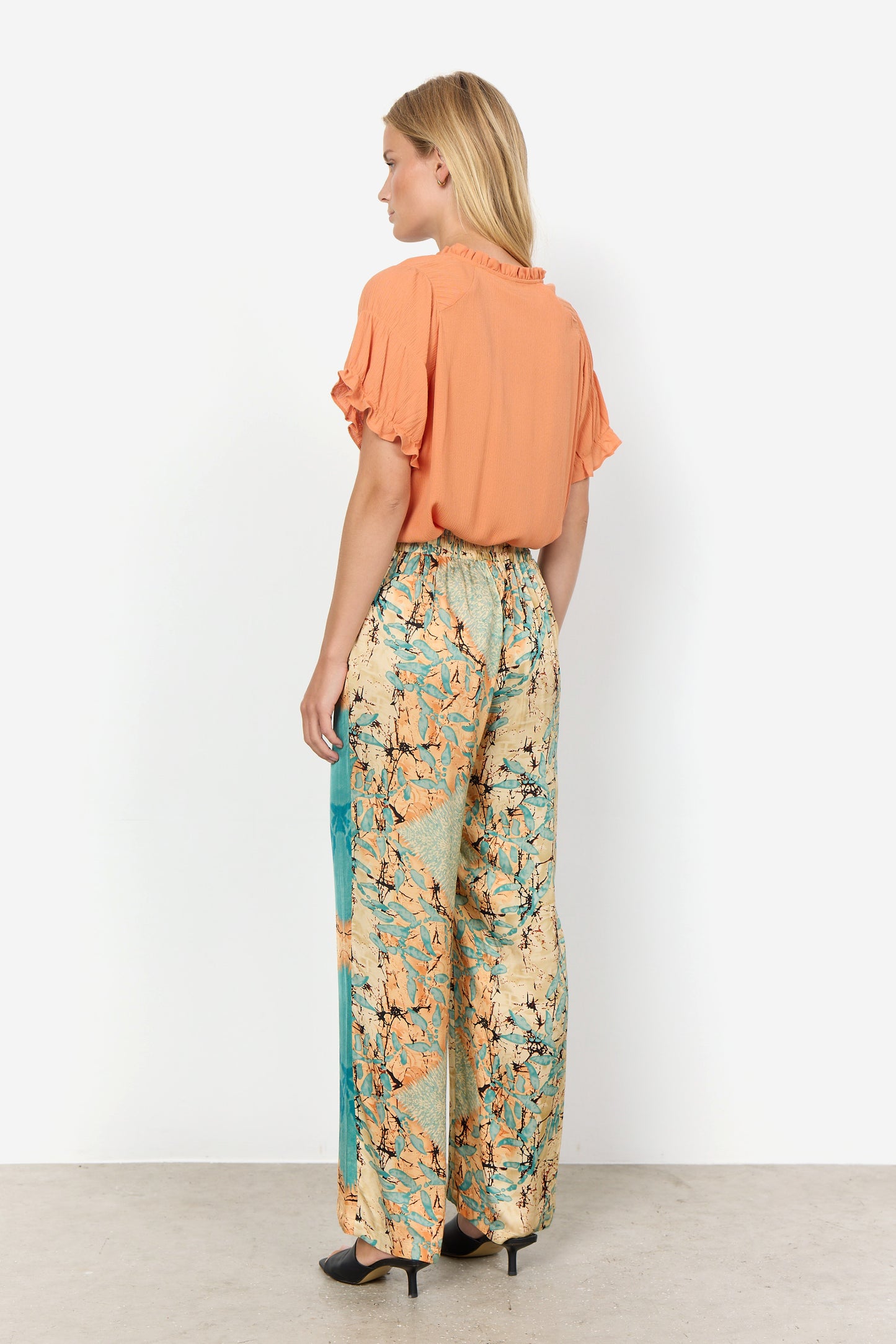 SOYA CONCEPT Emly 2B Satin Print Trousers