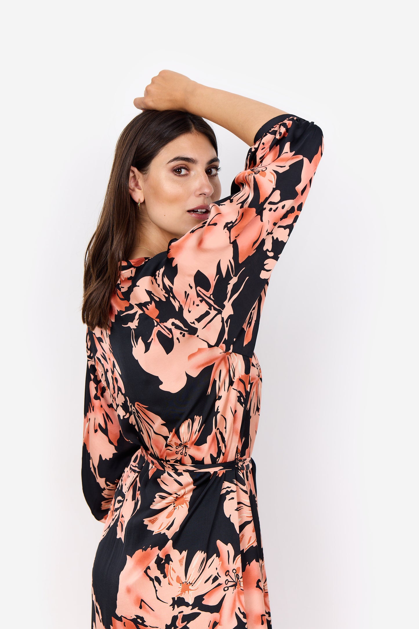 SOYA CONCEPT PEACH Floral Dress