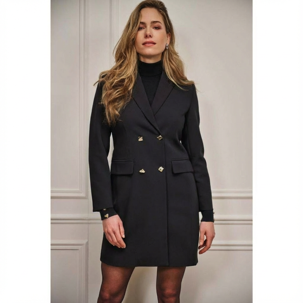 ESQUALO ESTELLE Blazer Dress (TEAL OR BLACK)