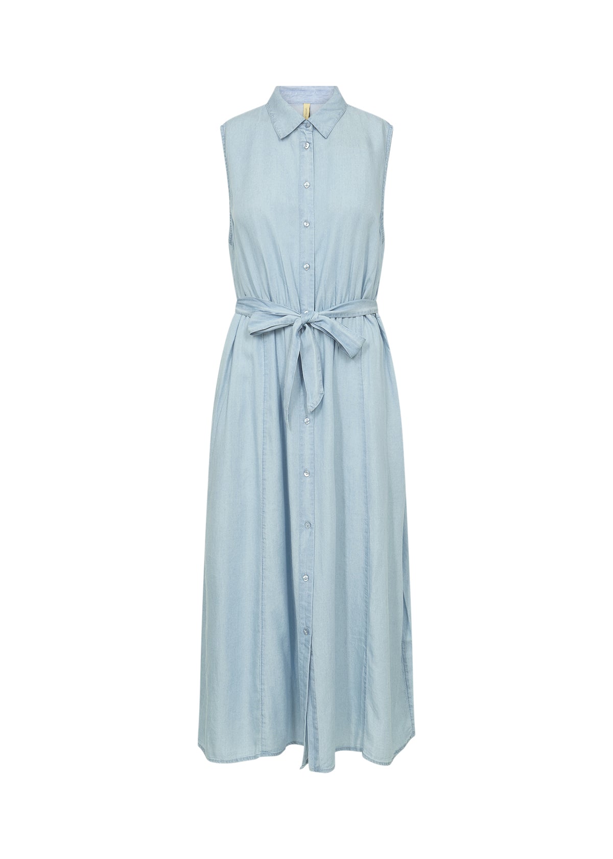 SOYA CONCEPT Liv Lyocell Shirt Dress – Belted Button-Front Printed Dress