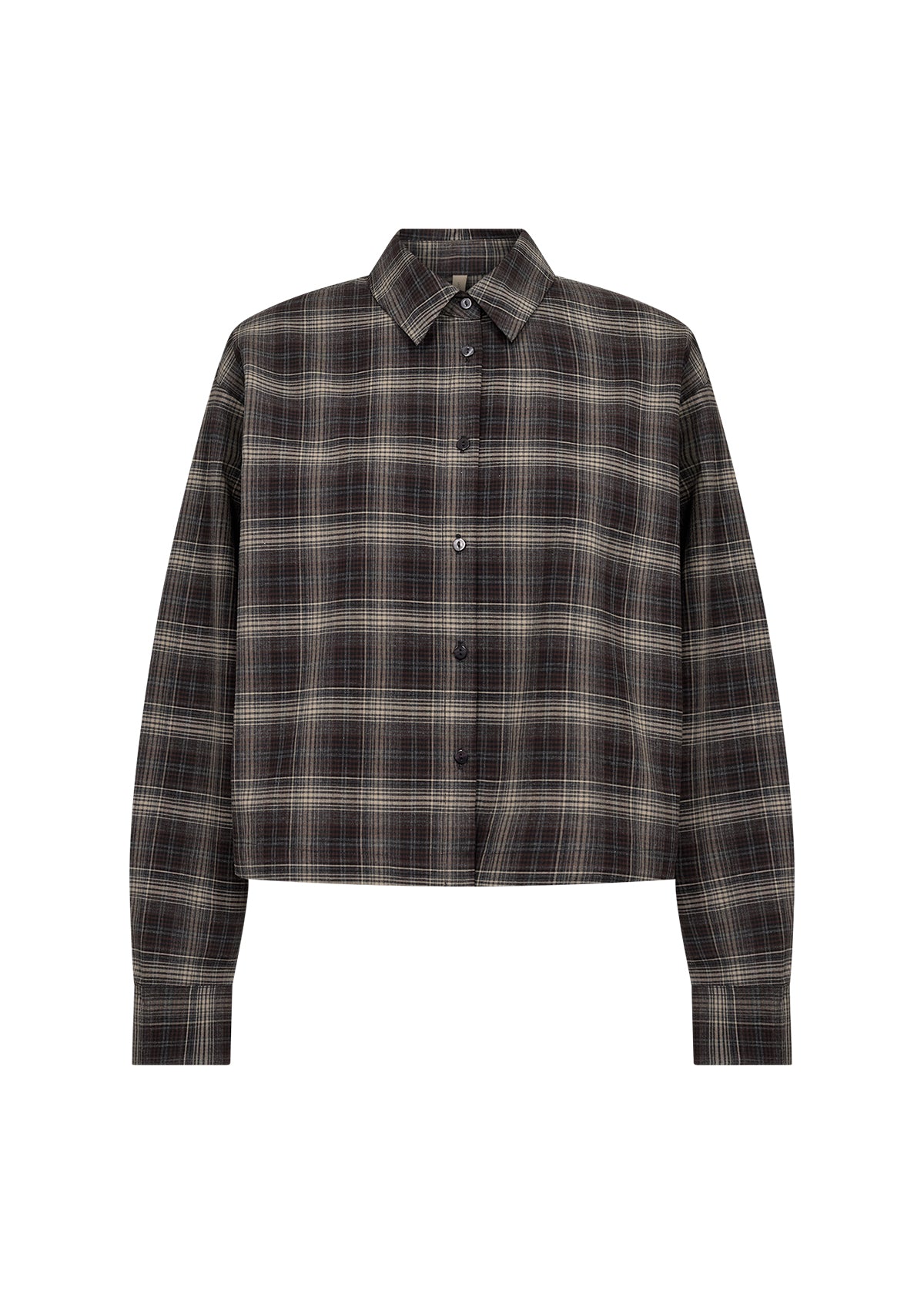 SOYA CONCEPT HASINA Plaid Button Down Shirt