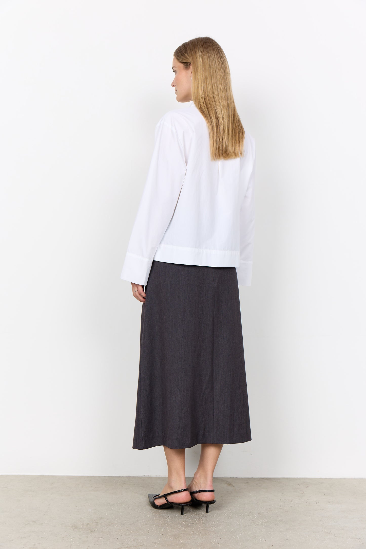 SOYA CONCEPT NETTI 136 White Button Down Blouse