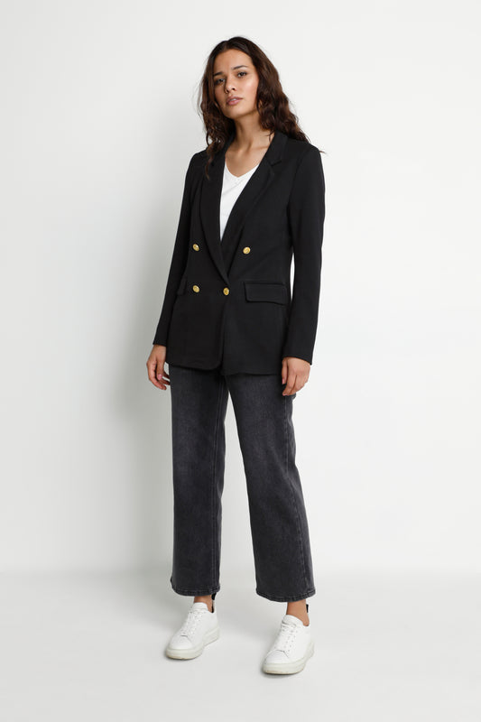 CULTURE Black Cenette Classic Blazer