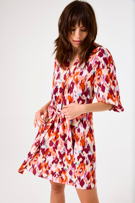 GARCIA AURORA Colorful Print Dress
