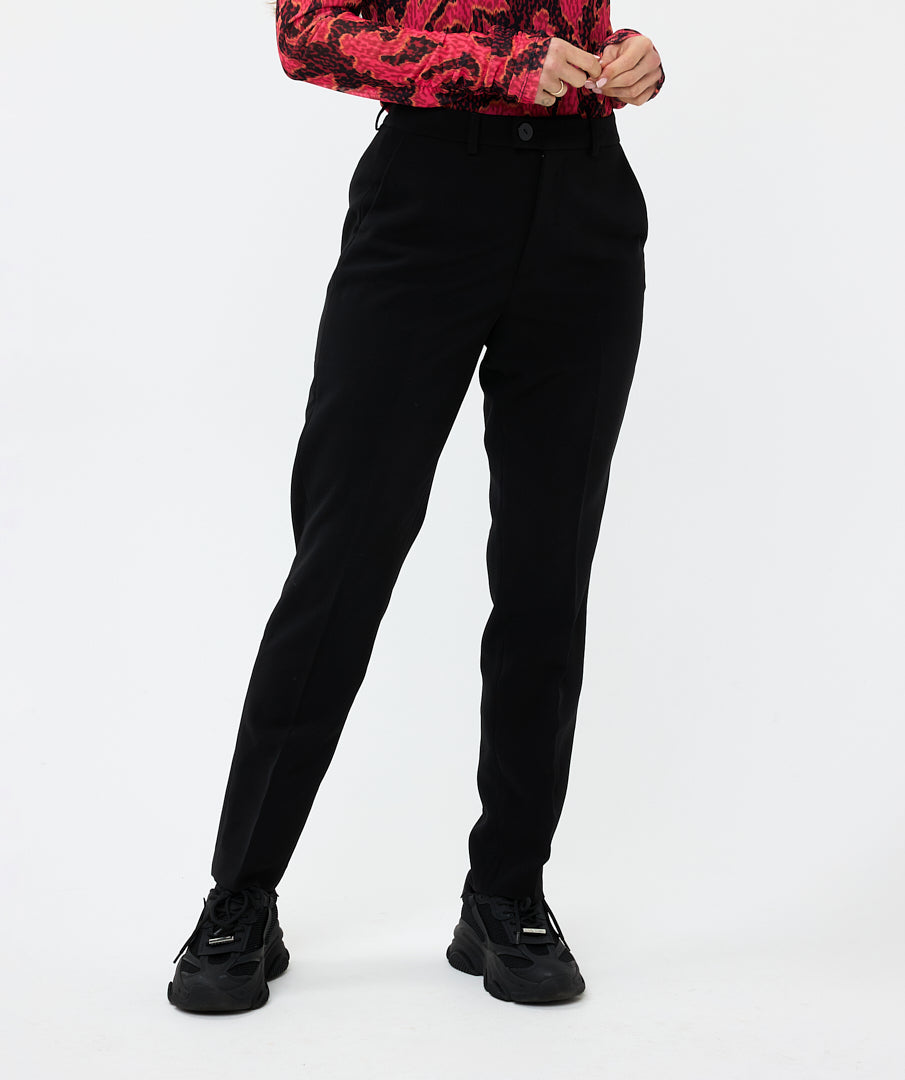 ESQUALO Black Chino City Trousers