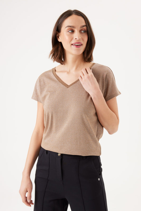 GARCIA Golden Brown Tee