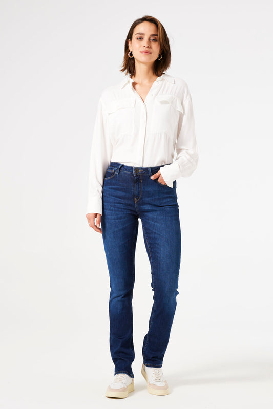 GARCIA CELIA FIT Dark Blue Denim Jeans