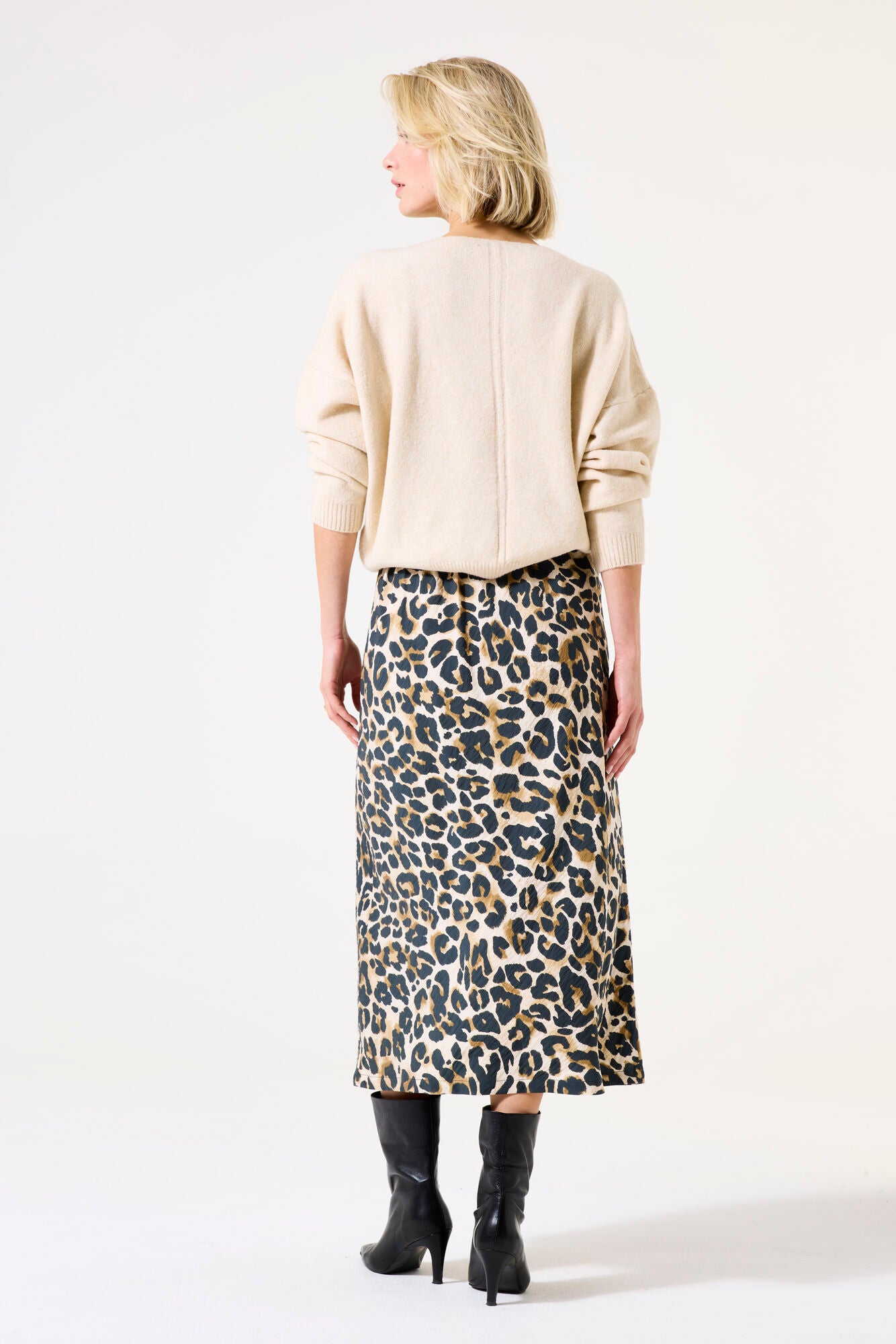 GARCIA ZARA Leopard Skirt