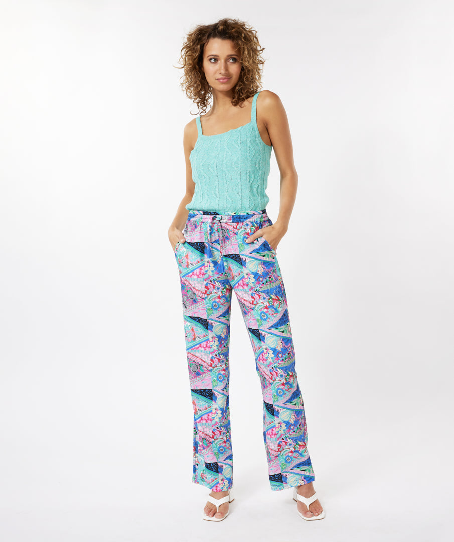 ESQUALO Summer Blues Trousers
