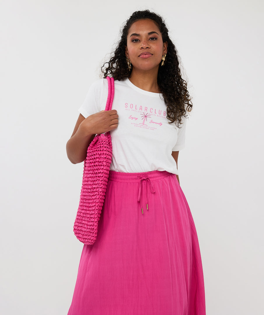 ESQUALO Jane Pink Skirt