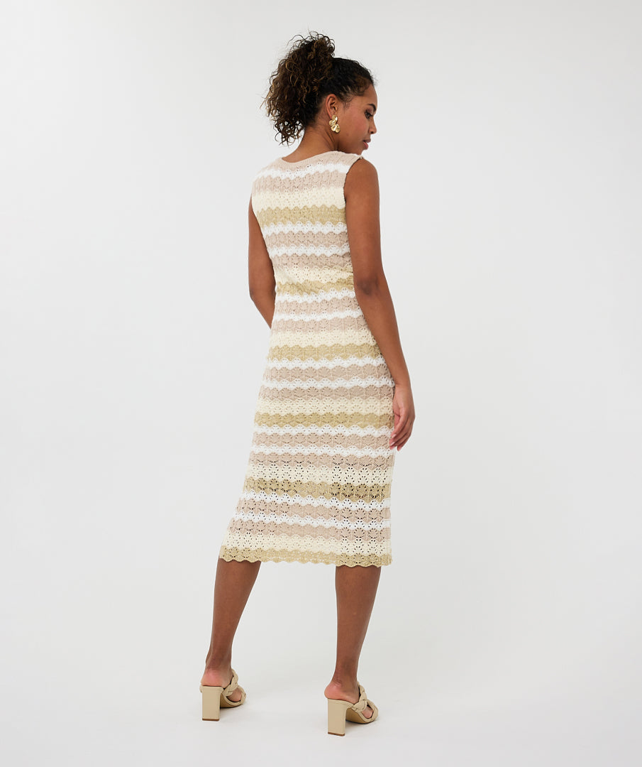 ESQUALO Sienna Crochet Dress