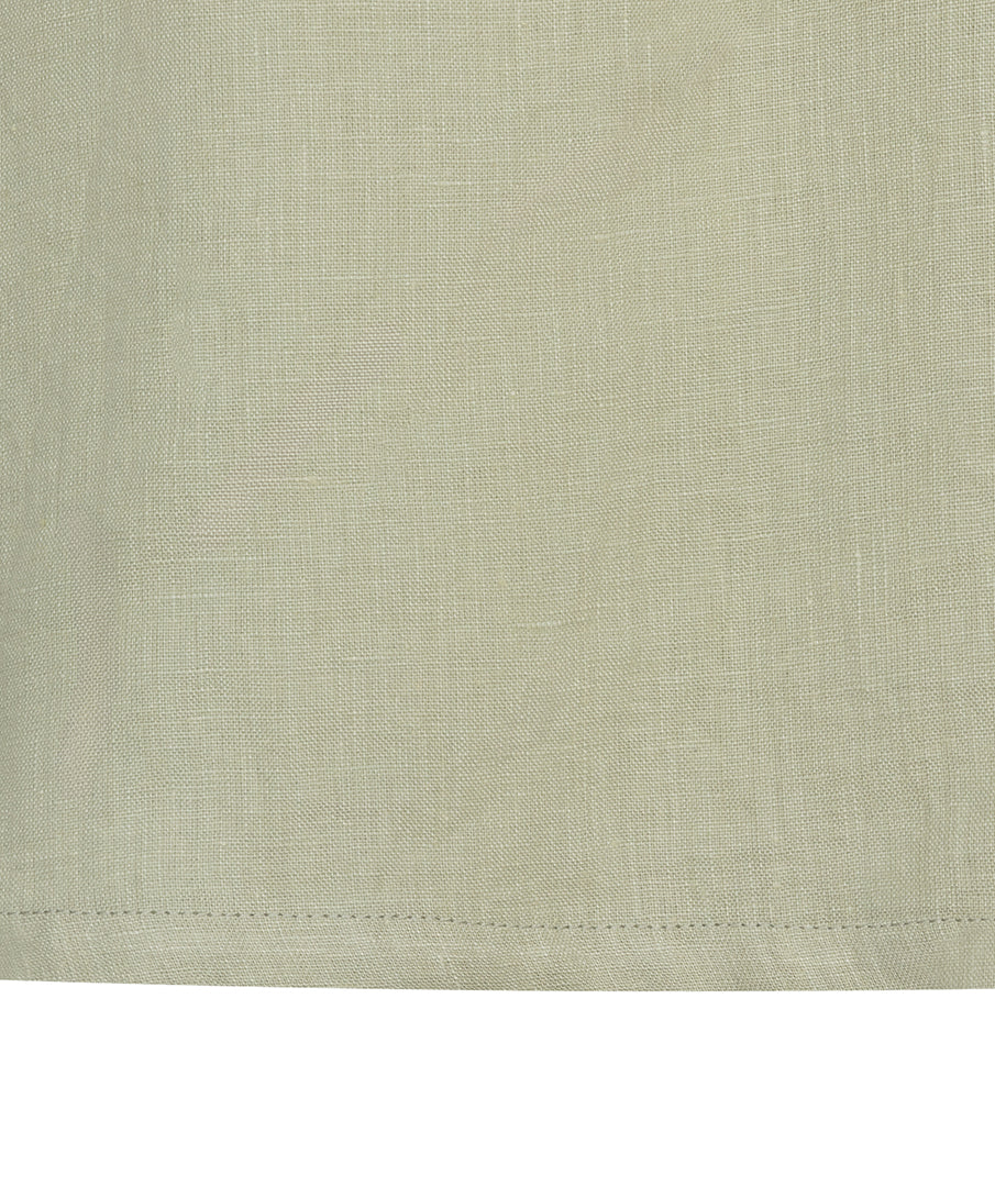 ESQUALO ADALINE Sage 100%  Linen Blouse – Lightweight Flutter Sleeve Top