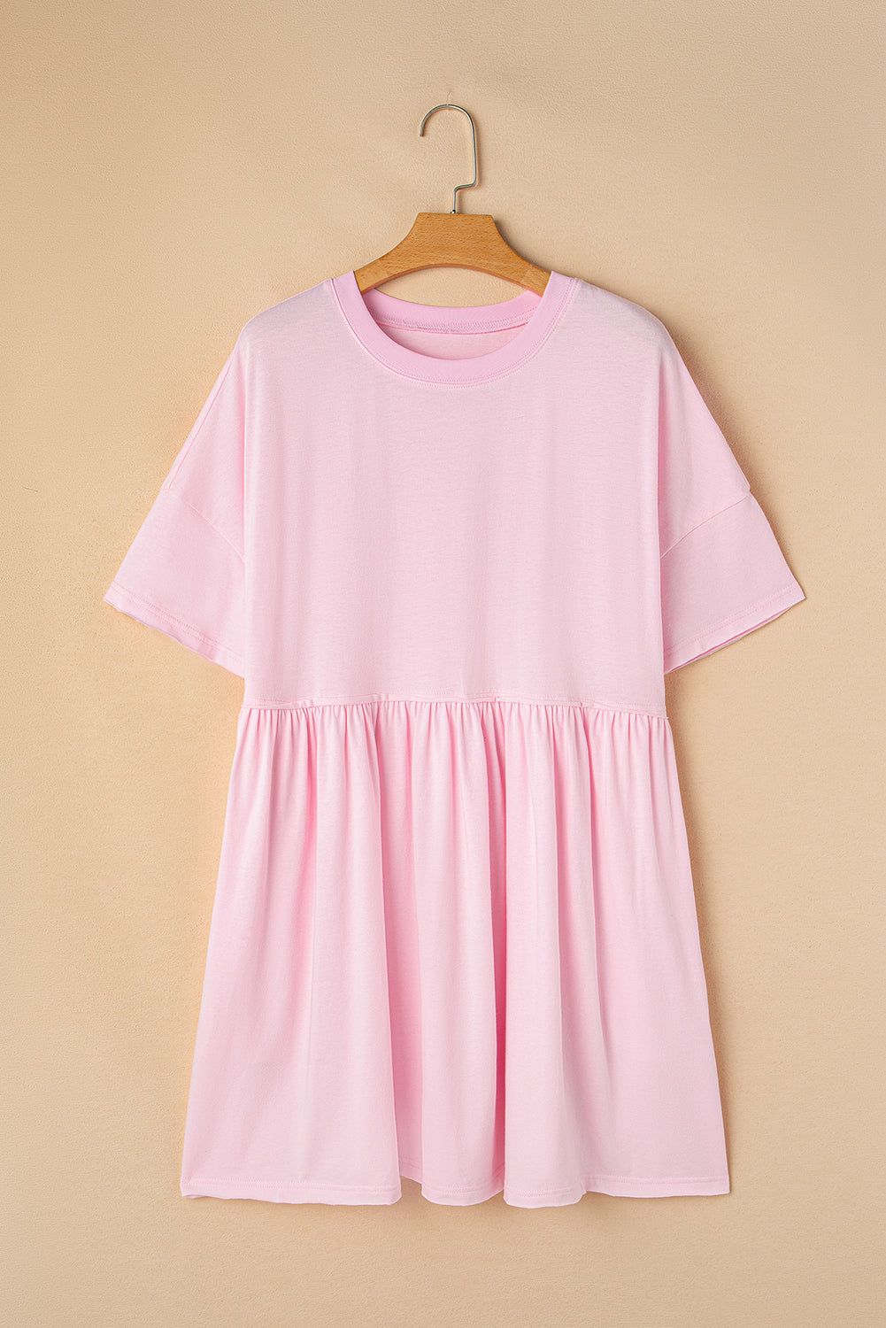 ROSIE Bubblegum Pink Babydoll T Shirt Dress