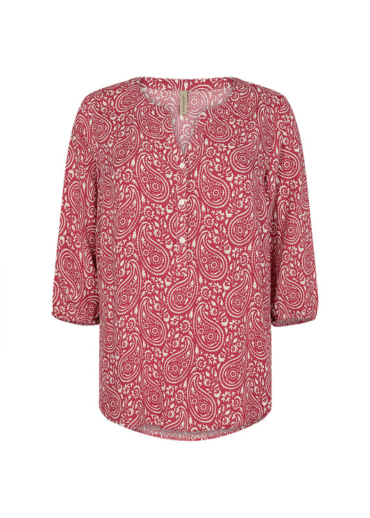 SOYA CONCEPT MOLLY 2 Berry Print Blouse