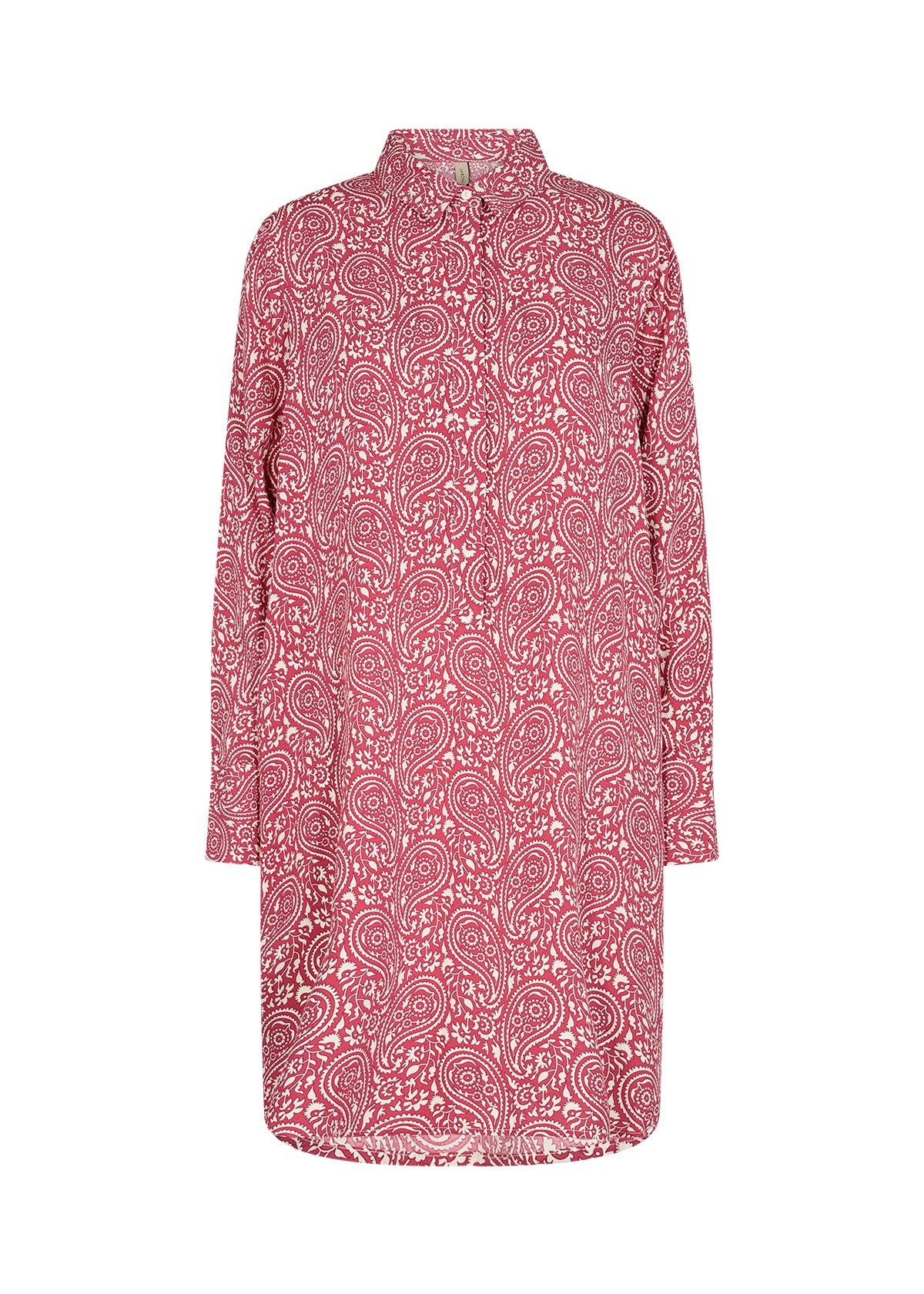 SOYA CONCEPT MOLLY 3 Berry Paisley Tunic Shirt Dress