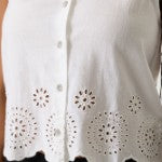 GARCIA BLANCA White Tank Top