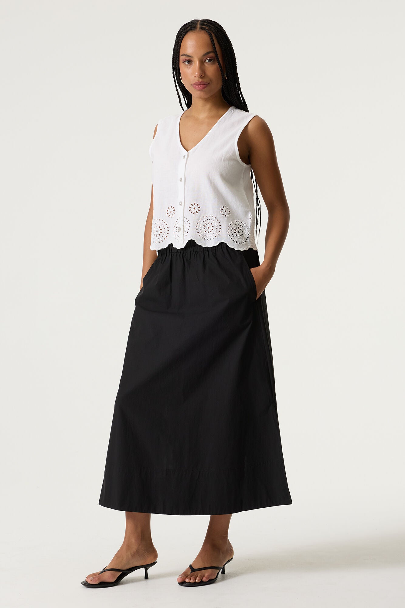 GARCIA BLANCA White Tank Top