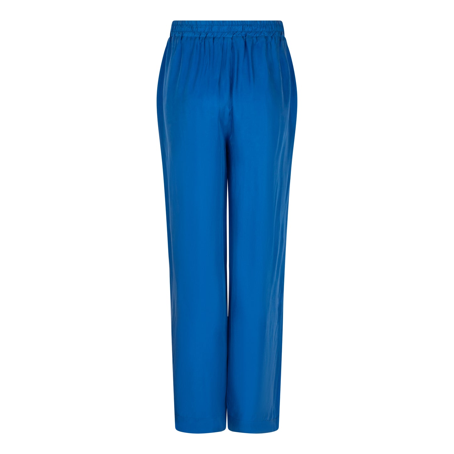 ESQUALO SAPHIRA Silky Cupro Satin Trousers