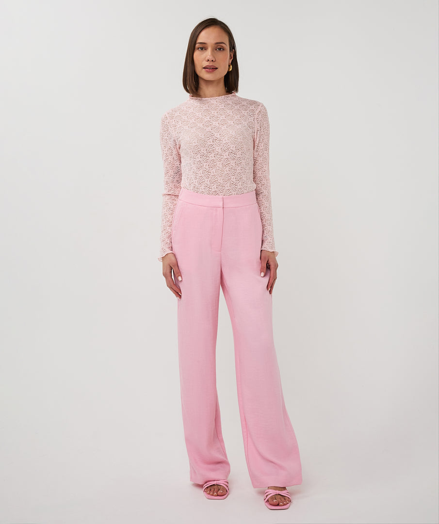 ESQUALO ABBY ROMANCE Rose Pink Trousers