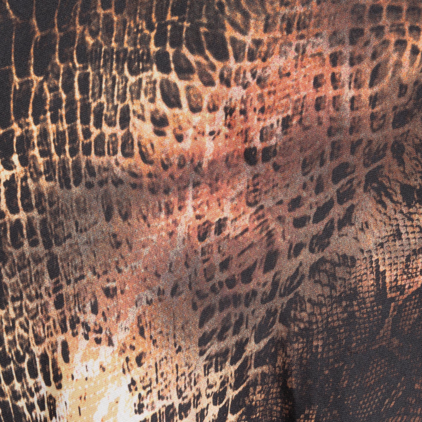 ESQUALO "Sneaky Eve'' Snake Print Long Skirt