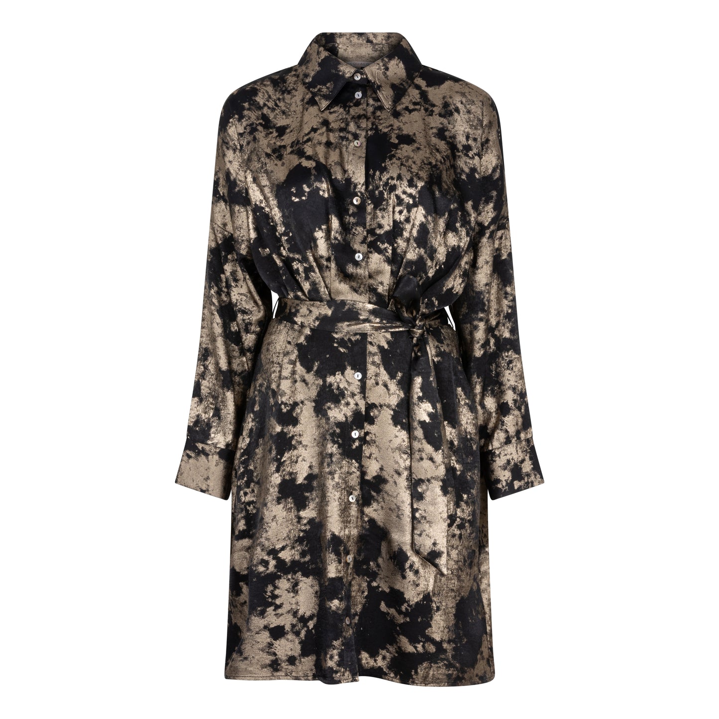 ESQUALO Starlight Black & Gold Dress