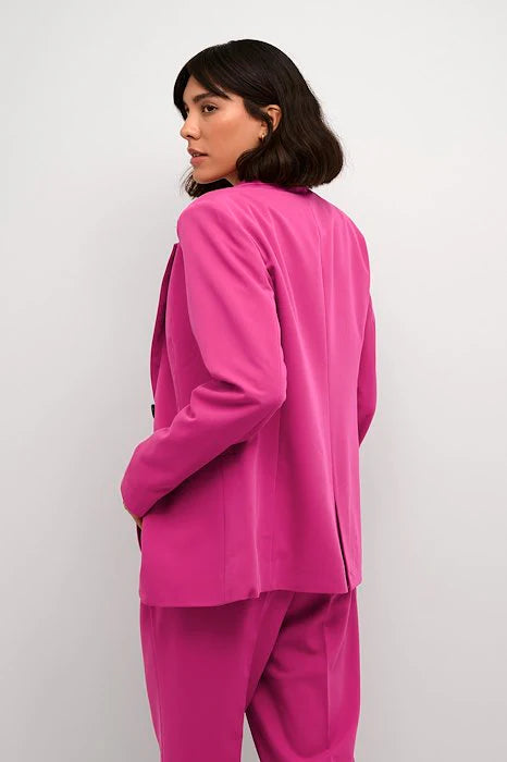 KAFFE SAKURA Fuchsia Blazer