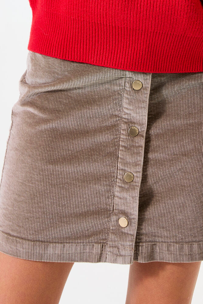 GARCIA AVA Taupe Corduroy Skirt