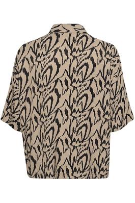 KAFFE KACRITI Print Button Up Shirt